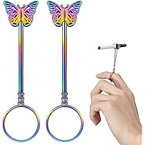 Anello Portasigarette Donna Regolabile - Design Elegante Con Pietre, Anti-Calore E Anti-Fumo - Foto 7