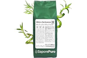 SaporePuro Spożywcze włókno bambusowe - 800 gr - mąka o niskiej zawartości węglowodanów