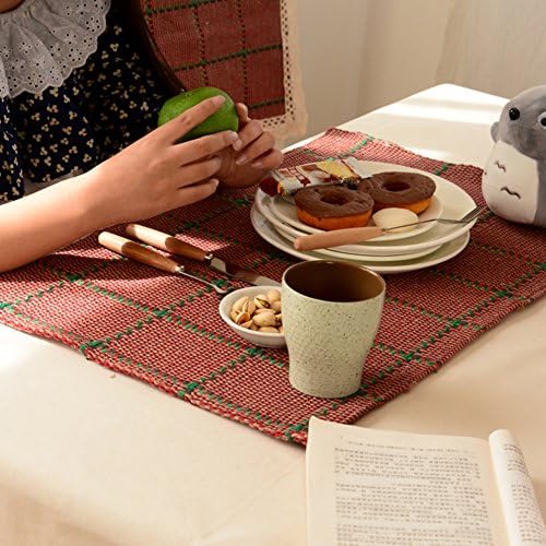 TRE European cotton placemat/dining desk mats/Desktop keyboard pad/ Bowl mat/ pot mat/ hot pad/Pad-D 40x60cm(16x24inch)