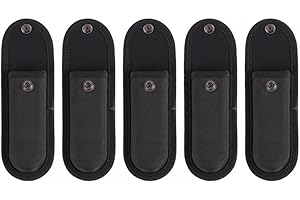 MiOYOOW 5 Pezzi Fondina per Coltello, Custodia per Coltello Tattico Fodero Supporto Fondina Cintura per Coltello Pieghevole Torcia Elettrica