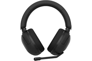 Sony INZONE H5 – bezprzewodowy zestaw słuchawkowy do gier, 360 Spatial Sound do gier, wygodne dopasowanie, czas pracy baterii 28 h, małe opóźnienia, mikrofon z AI, kompatybilność z PC i PS5 – czarny