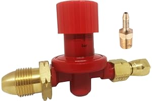 Tezla High Pressure Propane Regulator 4 bar Adjustable 4.8mm Nozzle Included