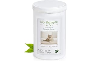 LT-NATURPRODUKTE Champú seco para Gatos, con Polvo de Arcilla Original marroquí | Vegano y Bio | para el Cuidado del Pelo sin químicos | 800 g
