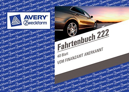 Avery Zweckform 222 Fahrtenbuch DIN A6 quer steuerlicher kmNach