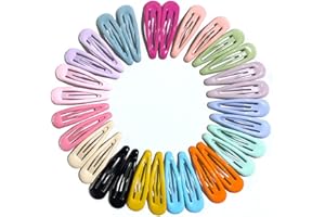 PLABBDPL 30 fermagli per capelli per bambini, mini fermagli per capelli da 5 cm, fermagli per capelli in metallo BB, fermagli per capelli colorati, accessori per capelli carini per neonati e bambine