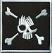 Produktbild Square JOLLY ROGER Totenkopf PIRAT PIRATES of the CARIBBEAN Aufnäher Patch