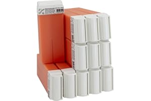 EpilWax set of 12 argan hot wax cartridges for hair removal, hair removal wax, 100 ml, roll-on refill