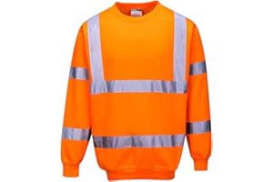 PORTWEST Warnschutz-Pullover, Farbe: Orange. Größe: M, B303ORRM