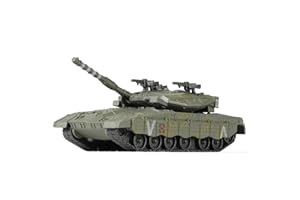 SEBUNAS 1/72 Échelle Merkava Char Militaire Modèle à Construction Rapide Véhicule Blindé des États d'Israël Merkava Char de Combat Principal Modèle de Construction pour Adultes et Enfants (13PCS)