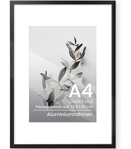 CLAMARO 'Collage' Picture Frame 50 X 120 Cm, Handmade Made To Measure, Sonoma Oak, Modern Square MDF Wooden Picture Frame With Acrylic Glass, Back - View #7