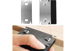 POHOVE Kantenschneider Umleimer Manueller Furnierkantenschneider mit 1 Ersatzklinge, Kantenhobel Holz ür Holz PVC ABS, Holzbearbeitung Rutschfest Einhandhobel