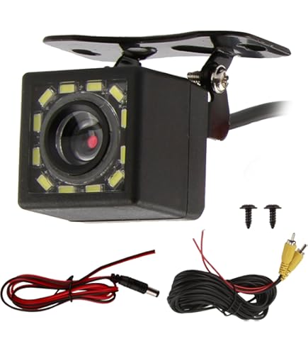Pioneer ND-BC9 achteruitrijcamera: 1/4 CMOS-sensor, 159° kijkhoek, 0,3 MP resolutie, IP67, RCA-aansluiting, DC14,4V, 10 m kabel, waterdicht en stofdicht, voor veilig parkeren en vrij zicht achteruit