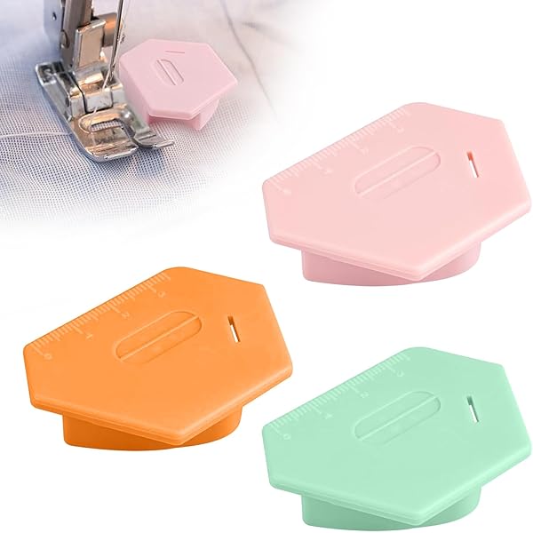 Lot De 4 Guides De Couture Magnétiques Polygonaux - Accessoire Machine à Coudre Pour Coutures Précises - Amovibles Sans Outils
