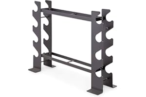 Marcy Unisex Adult Eclipse Compact Dumbbell Storage Rack - Black, One Size
