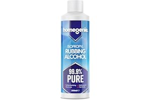 HomeGenie - Isopropanol Rubbing Alcohol | 99.9% Pure Isopropyl Versatile Cleaner and Disinfectant Solution - 250ml