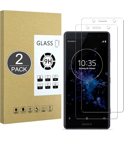 2 Pezzi Pellicola Vetro Temperato 9H Per Sony Xperia XZ Premium Trasparente Antibolle