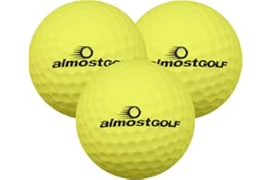 Almost Golf Limited Flight Golf Balls (3 Ball Pack) -Yellow