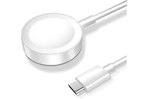 xiwxi 𝟐𝟎𝟐𝟒 𝐔𝐩𝐠𝐫𝐚𝐝𝐞𝐝 Magnetic Charging Cable for Apple Watch Charger,[USB C Port] Wireless Charger Cables Compatible with iWatch Series Ultra2/Ultra/8/7/6/SE/SE2/5/4/3/2[3.3FT/1M],White