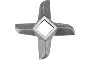 ‎HAOFY Haofy Meat Grinder Blade, Stainless Steel Meat Grinder Knife Cutter Replacement for Grinding Machines, for Chopping Meat in the Kitchen (10)