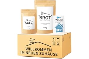 ‎DETOX ORGANICA Detox Organica Housewarming Gift for Home and House, Bread and Salt Gift for Housewarming, Traditional Housewarming Gift in Mini Moving Box, Housewarming Gift for Housewarming Moving House