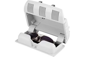 ‎KUULEYN Auto Sonnenbrillen Aufbewahrungshalter, Auto Sonnenbrillen Aufbewahrungshalter Box Brillenetui Passend für Skoda Octavia Fabia Roomster 1Z0868565E(Grau)
