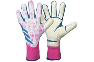 HISTARSTORE5 Guantes de portero de fútbol, guantes de entrenamiento de portero, agarre fuerte, antideslizantes y transpirables para adultos y niños