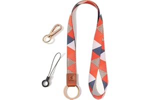 SENLLY Cordon tour de Cou pour Clés, Conception de Motifs Originale Courroie de Porte Badge Lanière