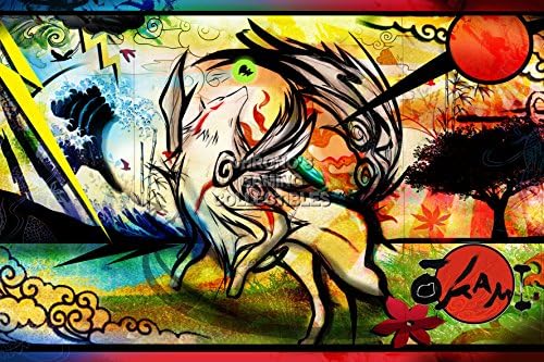 CGC Huge Poster GLOSSY FINISH - Okami - Nintendo Wii PS2 PS3 - OKA005 (24" x 36" (61cm x 91.5cm))