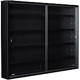 Inter Link - Vitrina de colección - Vitrina - Estantería de Pared - Vitrina de Cristal - Estantería de Pared - Estantería Col