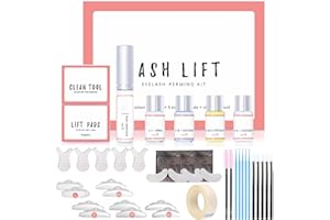 EONFAVE Zestaw do liftingu rzęs, zaktualizowany zestaw do liftingu rzęs, bezpieczny zestaw startowy do podniesienia rzęs, naturalny i grubszy zestaw do podniesienia rzęs, półpermanentny zestaw do podkręcania