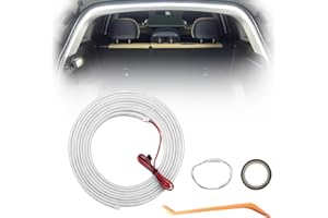 ‎MATAME Dynamic Flowing Car Trunk Light Strip, LED-Lichtstreifen für LKW, Auto-Kofferraum Lichtstreifen für Auto Kofferraum Innenbeleuchtung Dekoration (Weiß, Full Circle 4 m)