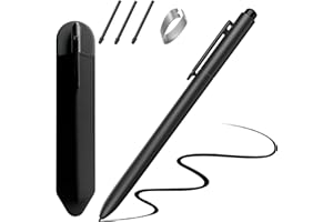 Jvkzaen Remarkable 2 Pen with Eraser, EMR Stylus Pen with 4096 Pressure Levels, Tilt Sensor，Palm Rejection, Pencil Holder, for Remarkable 2&1/Galaxy Tab&Book/BOOX/Wacom/Scribe and Other EMR Devices