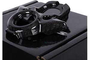 Runfarr Zündungsabdeckung Echte Kohlefaser,Leicht Neuartige Motorrad Zündschlüsselabdeckung, Zündschalter Dekorationsring für Sur-Ron Sur Ron Surron Light Bee X/S/L1E elektrisches Dirtbike