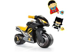 ‎M MOLTO MOLTO| Cross Batman Dirt Scooter + 2 Schwimmhandschuhe | Geländegängiger Roller | Sicheres & Robustes Kinderspielzeug | Fördert eine gesunde kindliche Entwicklung | +18 Monate