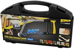 SAUBER MEISTER Multifunktionssäge 11 in 1 für Metall, Stein, Holz, Kunststoffe & Keramik | Multitool Hand-Bügelsäge | Nicht abstumpfende Hartmetallbeschichtung