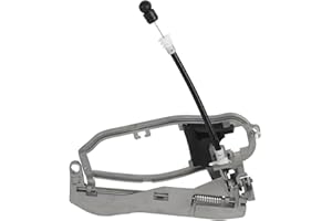 KIMISS Assemblage de Porte Poignée de Voiture Support de Poignée pour X5 E53 51218243615/51228243635/51218243616/51228243635(Arrière gauche)