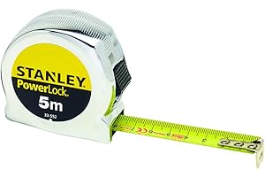 STANLEY 0-33-552 Powerlock Tape, 5m Metric Only