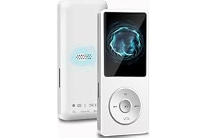 WODGREAT Lettore MP3 Bluetooth, 32GB Lettore MP4 Portatile HiFi Lossless Sound, MP3 Player Musicale Lettore con radio FM/Registratore Vocale/Video/E-Book, Suppota TF Fino a 128G (Cuffie Incluse)