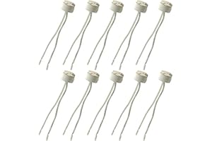 TWDRTDD FineLED MR16 G5.3 - Confezione da 10 attacchi portalampada a LED MR16 G5.3 Mr11 per lampadine alogene da 12 V e a LED, adattatore attacco di base