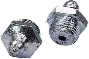 SKIR'CO (20 pz) Ingrassatore M12, Zincato Diritto Ingrassatore, DIN 71412 A, Idraulico Conico Ingrassatore Raccordo