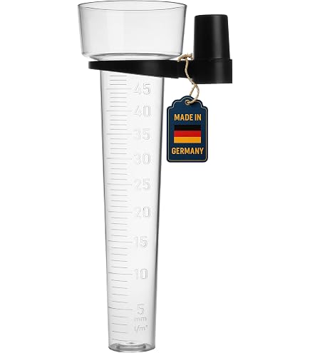 17CM) Pluviometro, pluviometro da esterno resistente al gelo, pluviometro da giardino, pluviometro in vetro con supporto, strumento di misurazione | Leroy Merlin