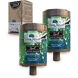 RivaALVA Spirit Shower Filter Replacement Cartridge Plastic Free, Bioganic Riva Filter Cartridge with Energising Shungite Min