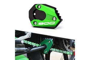 Modeer Compatible con Z900 2017-2025 Motocicleta CNC Soporte Extensión Placa Soporte Soporte Lateral Pad Z 900 Z900 Accesorios (Verde)