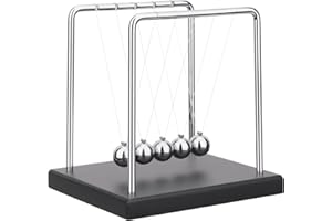 QLKUNLA Newton Cradle Balance Balls Scienza Fisica Gadget Desktop Decorazione Cinetica Movimento Giocattolo per Casa e Ufficio