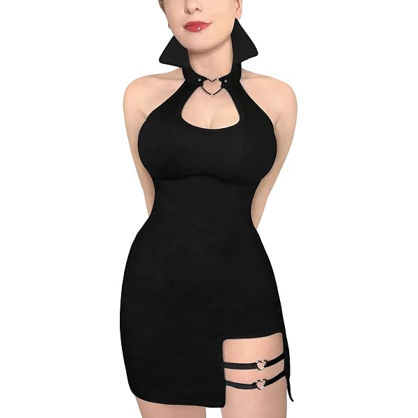 Robe Soirée Miss Noir En Maille - Manches Longues, Dos Nu - Rouge, Taille S-3XL