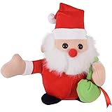 Ultra Jingle Bells Santa Claus Christmas Xmas Decor Gifts Soft Toy 7 Inches