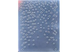 Kwan Crafts Frohe Weihnachten Schneefall Kunststoff Prägeschablonen Ordner für Kartenherstellung Scrapbooking und andere Papierbastelarbeiten, 12,1 x 15,2 cm