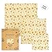 Produktbild Bienenwachstücher von Bauernladenhelene, 3 Stück im Set (S, M, L)+ gratis E-Book, wiederverwendbar, Wachspapier, für den Lebensmittelgebrauch