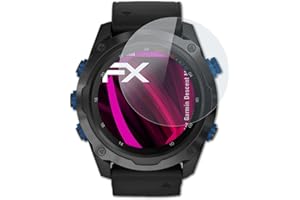atFoliX Tworzywa Szklo-Folia kompatybilny z Garmin Descent Mk2i Folia szklana, 9H Hybrid-Glass FX Szklo opancerzone z tworzywa