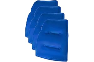 ICEHOF 4 duże wkładki chłodzący do czapki chłodzącej EXTREM – 19,5 cm x 14 cm – pakiet chłodzący